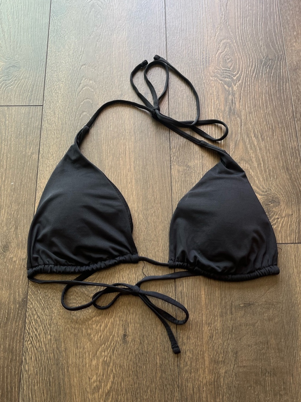 Black Triangle Bikini Top
